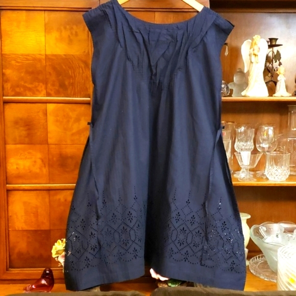 Cauliflower Navy Blue Dress CA 16FT461 NWT - Picture 3 of 8